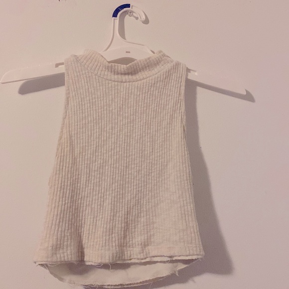 Lush Tops - Lush Knit Ribbed Crop Top